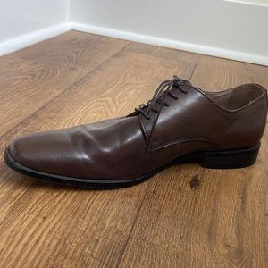 Brown Italian Leather Oxford Shoes - Banana Repub… - image 1